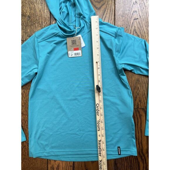 Patagonia Kids' Capilene Cool Silkweight Hoodie Subtidal Blue NWT Size M (10) - Picture 5 of 6